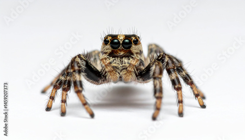 Wallpaper Mural jumping spider on white background Torontodigital.ca