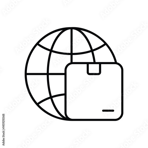 Gobal Logistics Vector icon