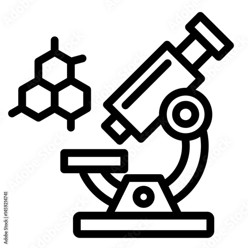 Microscope  Icon Element For Design	