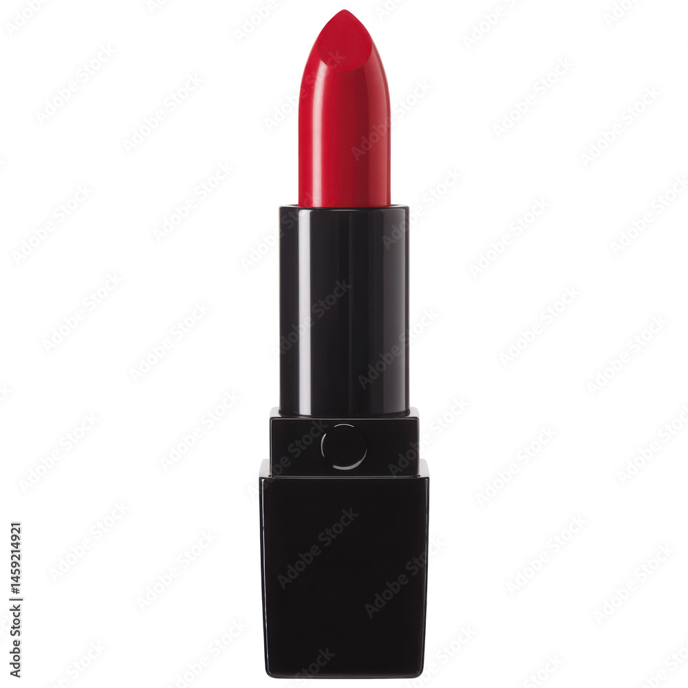Obraz premium Classic Red Lipstick in Sleek Black Tube