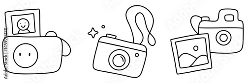 Capture memories with camera in this delightful snapshot of creativity showcasing various camera designs and images