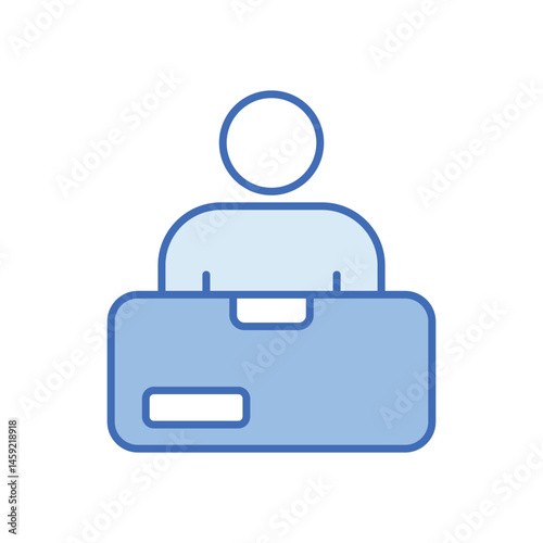 Courier Vector icon