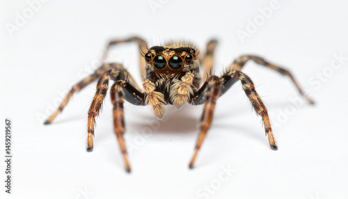 Wallpaper Mural jumping spider on white background Torontodigital.ca