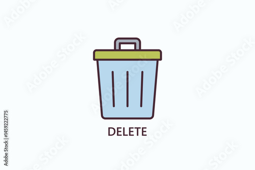 Delete Icon Or Logo Isolated Illustration