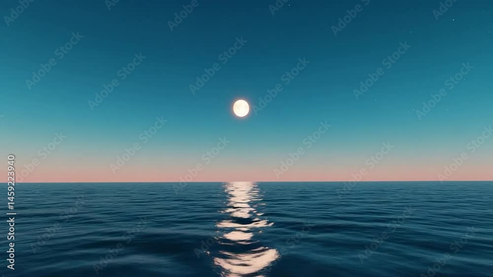 Moonlit ocean Moonlit ocean