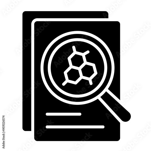 Research Paper  Icon Element For Design	