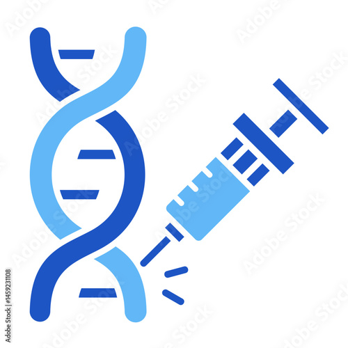 Genetic Modification  Icon Element For Design	