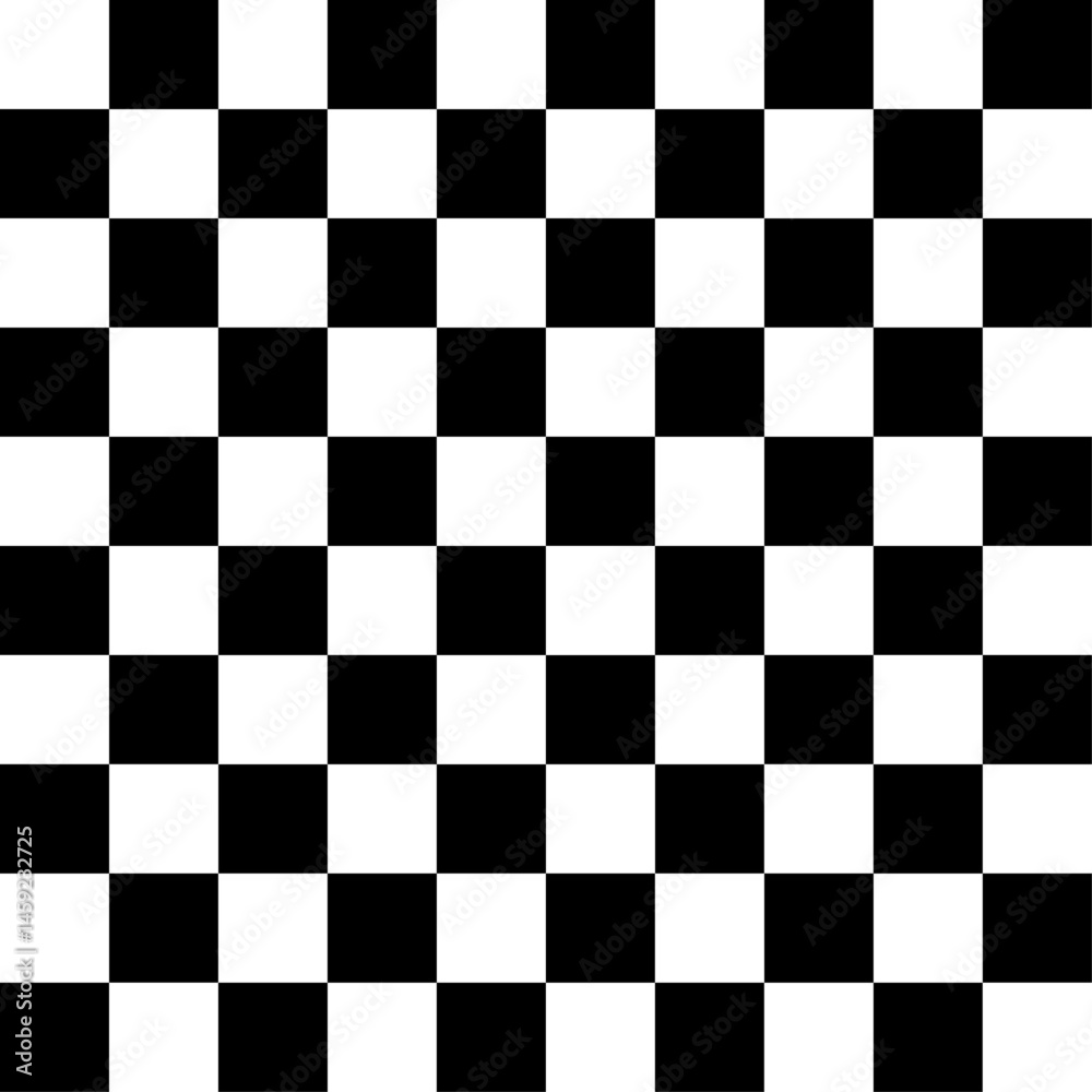 chessboard with stylized pieces king, queen, officer, bishop, knight, pawn, rook, vector drawing