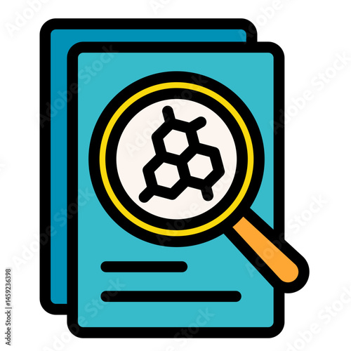 Research Paper  Icon Element For Design	