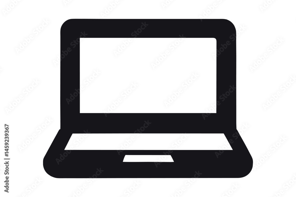 Laptop Icon Modern, Clean Design for Websites Laptop Icon Modern, Clean Design for Websites
