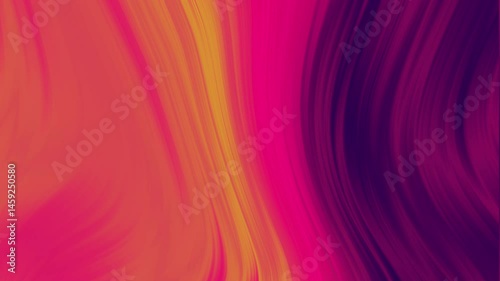 Colorful Liquid Waves — Abstract Gradient Flow in Orange and Magenta Tones