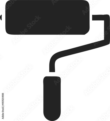 paint roller silhouette