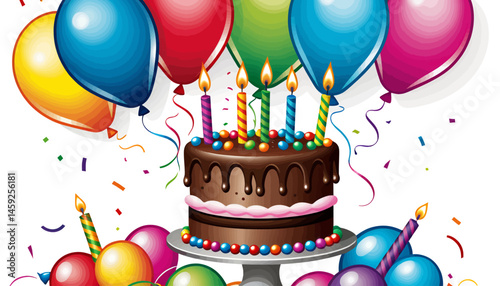 Colorful_Birthday_Cake_Image_with_Balloons_Confetti_and_Candles_Perfect_for_Birthday_Celebrations_Party_Decorations_and_Festive_Greetings_Download_Now_for_Free