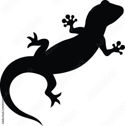 leopard gecko silhouette