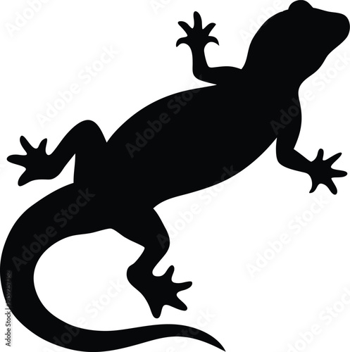 leopard gecko silhouette