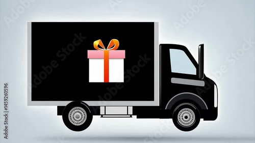 gift box in the car