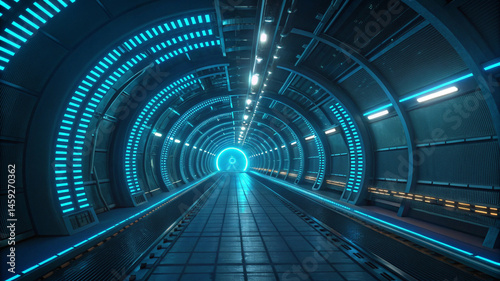 subway train in motion