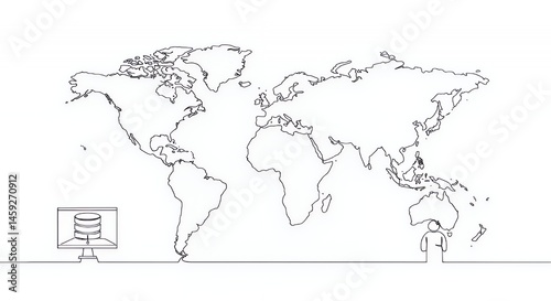 Global Database Access: A Single User's Worldwide Connection
