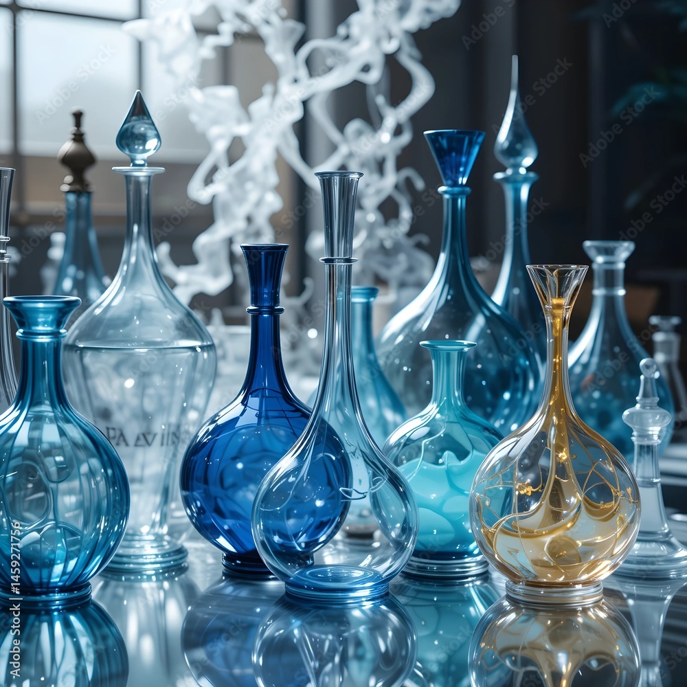 glass making factory, AI Generated glass making factory, AI Generated