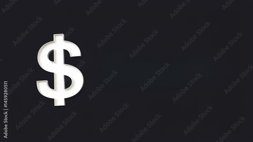 Cut Out Dollar Currency Sign Cut Out Dollar Currency Sign