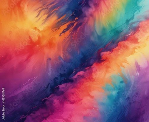 Wallpaper Mural Bold watercolor textures, colorful backgrounds for marketing materials , flyer, promotion Torontodigital.ca