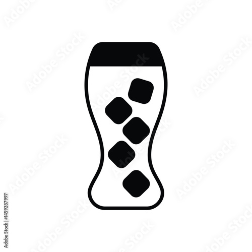 Fizzy Water Vector icon