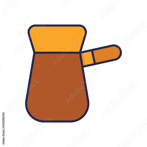 Turkish Coffee Pot Vector icon