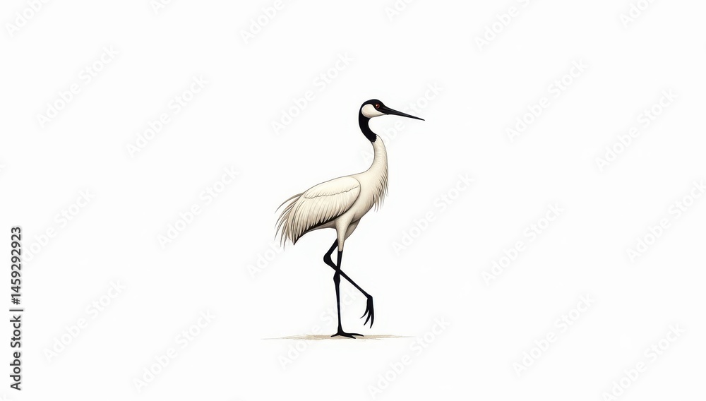 Obraz premium heron vector isolated logo