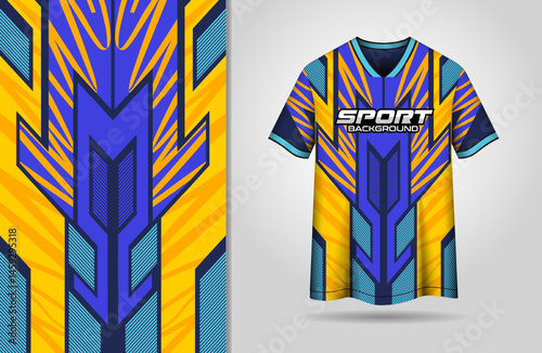 Modern sports colorful background for jersey design