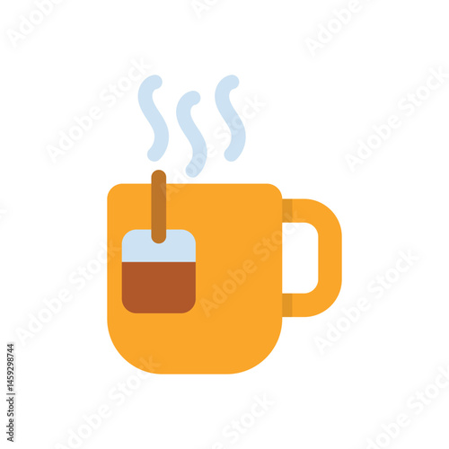 Tea Bag Cup Vector icon