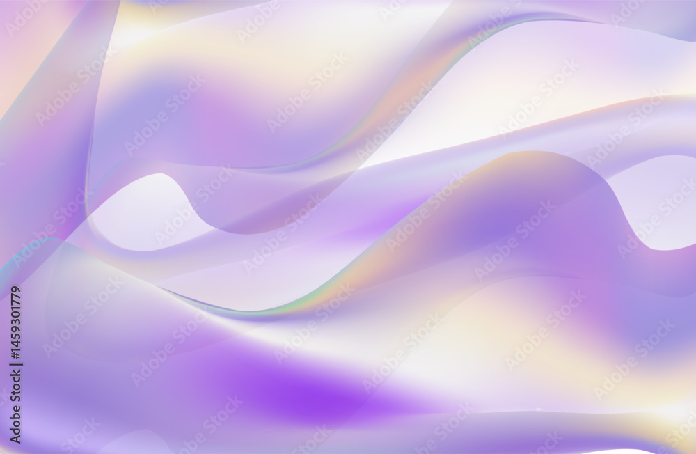 Obraz premium Hologram Texture. Blur Concept. Shiny Spectrum Backdrop. Holographic Background. Pink Metal Gradient. Metalic Foil. Vintage Flyer. Abstract Background. Violet Hologram Texture