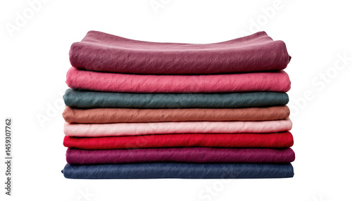 Warm embrace, a cozy stack of colorful blankets for ultimate comfort cozy
