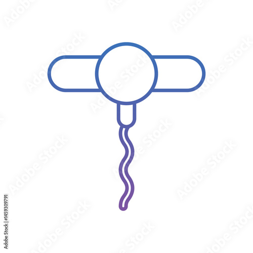 Corkscrew Vector icon