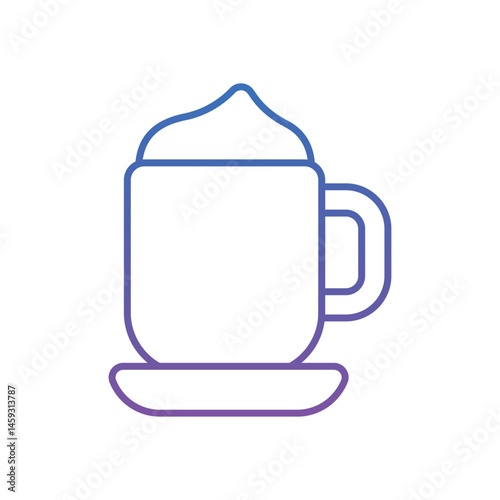 Viennese Coffee Vector icon