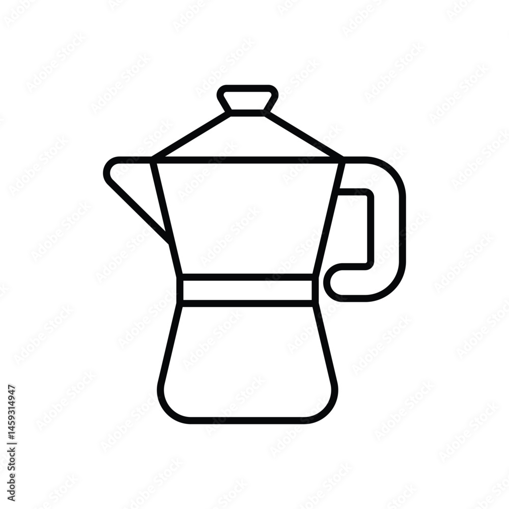 Moka Pot Vector icon