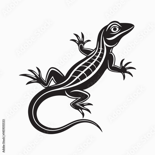 green anole lizard vector