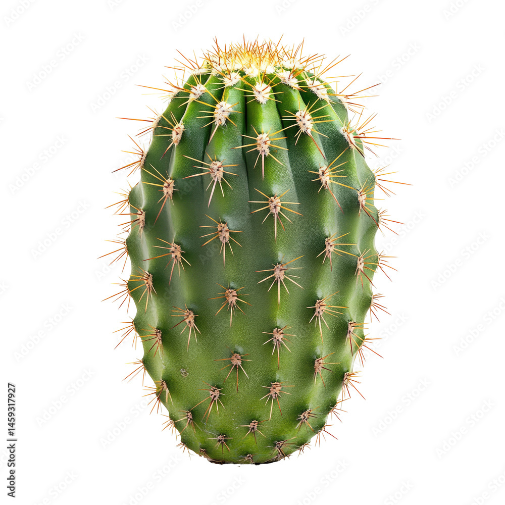 Round Cactus with Spines Round Cactus with Spines