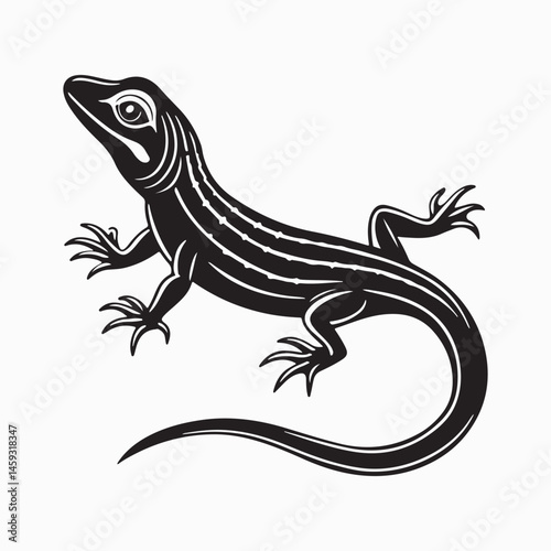 green anole lizard vector