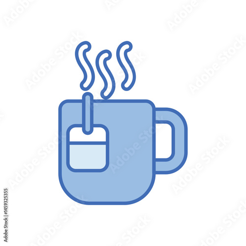 Tea Bag Cup Vector icon