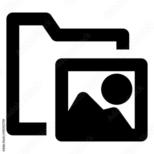 folders solid icon