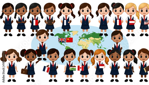 Diverse_Schoolchildren_in_Uniforms_Around_the_World_Celebrating_Global_Education_and_Cultural_Diversity_A_Visual_Representation_of_Worldwide_Learning_and_Friendship