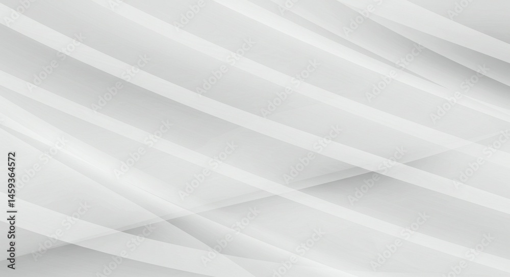 Obraz premium Elegant white background with diagonal shiny lines, soft gradients, smooth light reflections, clean and minimalistic design, abstract light streaks, subtle shadows and highlights.