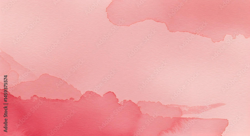Soft Abstract Watercolor Texture in Shades of Pink and Red Soft Abstract Watercolor Texture in Shades of Pink and Red