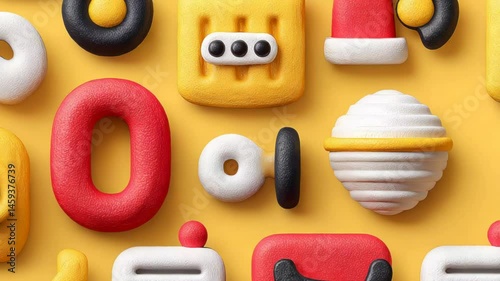 Colorful abstract pattern design