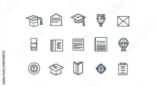 Education and Communication Icons