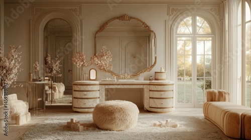 Luxurious, Elegant Dressing Room