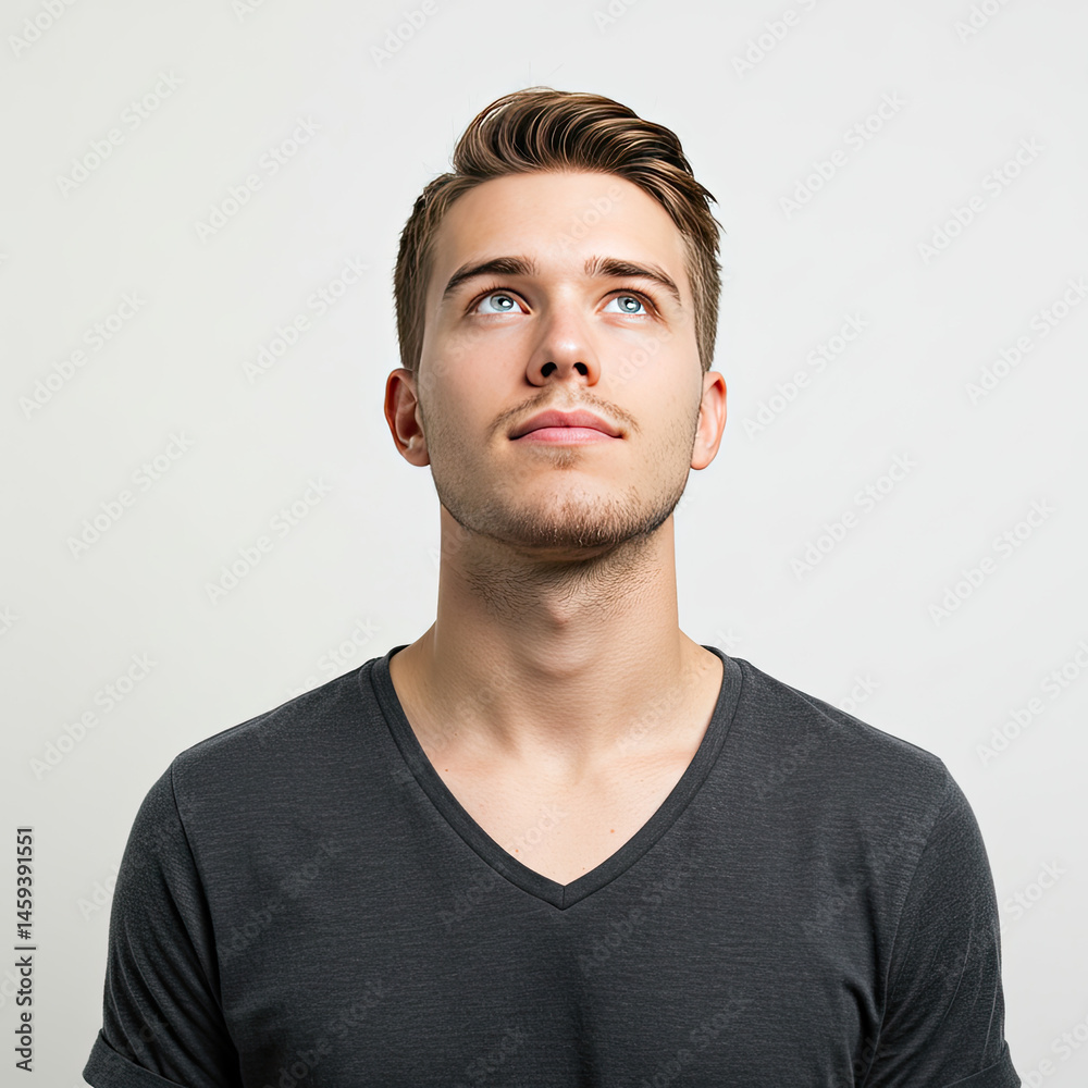 Fototapeta premium portrait of a handsome young man