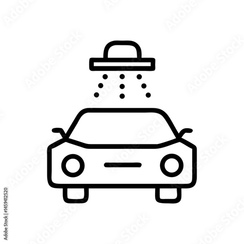 Automatic Car Wash Icon Design