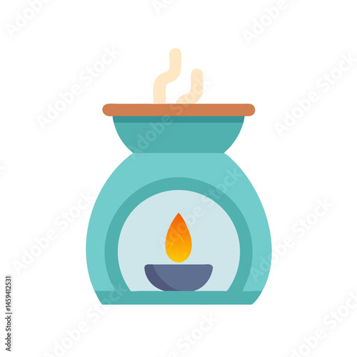 Aroma Oil Burner Icon Design
