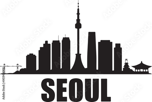 Seoul City Skyline Silhouette

Traditional Seoul Temple Vector

N Seoul Tower Minimalist Art

Seoul at Night Cityscape

Korean Architecture Silhouette Design